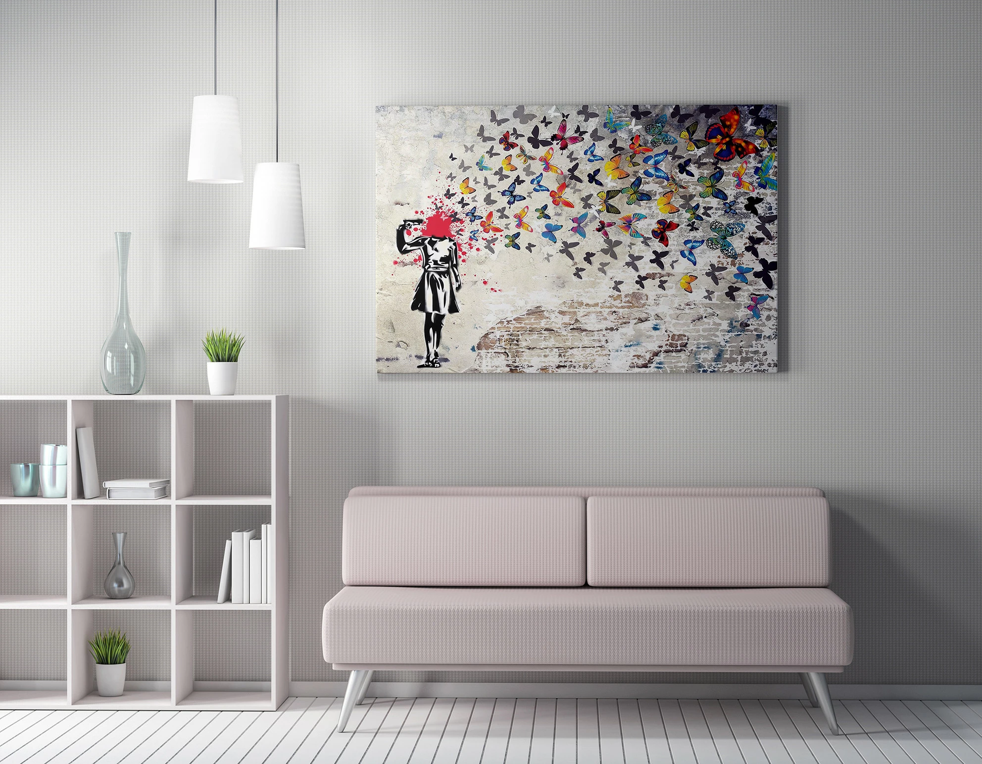 Pikturë dekorative në kanavacë, Wallity WY51, shumëngjyrëshe, 70x100cm