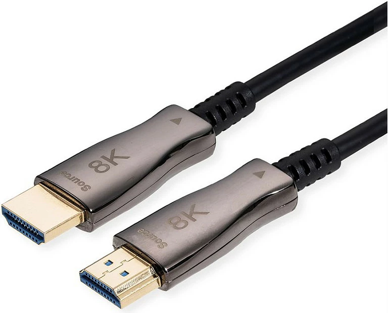 Kabllo HDMI VALUE 14.99.3485, 20 m, HDMI 2.0, 8K/60Hz, HDR, e zezë