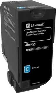 Toner Lexmark 74C2SC0 cyan, 7000 faqe, origjinal