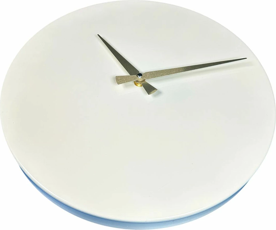 Orë muri dekorative metalike, Wallity, ngjyrë krem, 35cm