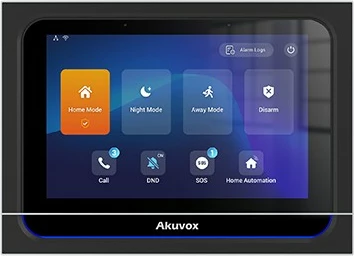 Panel i mençur Akuvox X933H, Android, 7", Wi-Fi, i zi