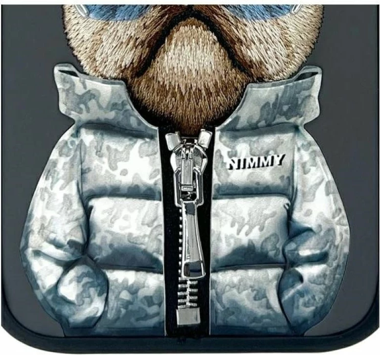 Kutia për iPhone Nimmy Cool&Cute 2.0 Dog, e zezë