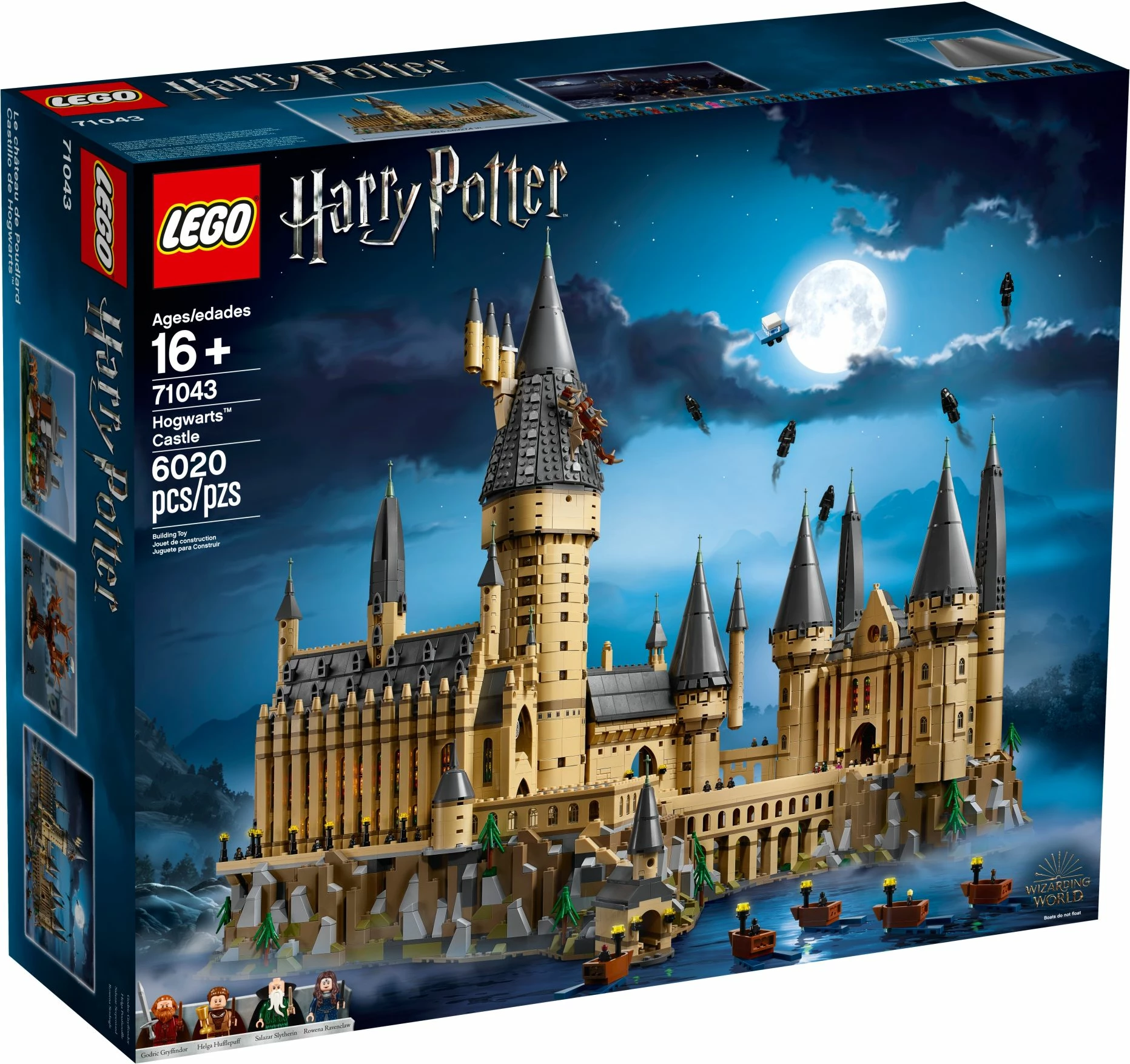 Set ndërtimi LEGO Harry Potter Hogwarts Castle 71043, 6020 copë, 16+