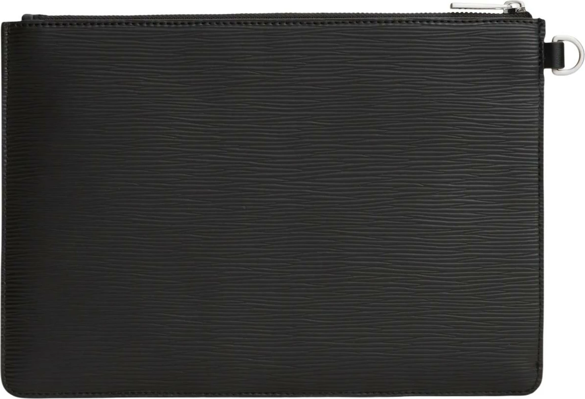 Çantë pouch Tommy Hilfiger TH Business Saffiano AM0AM14823 për meshkuj, e zezë