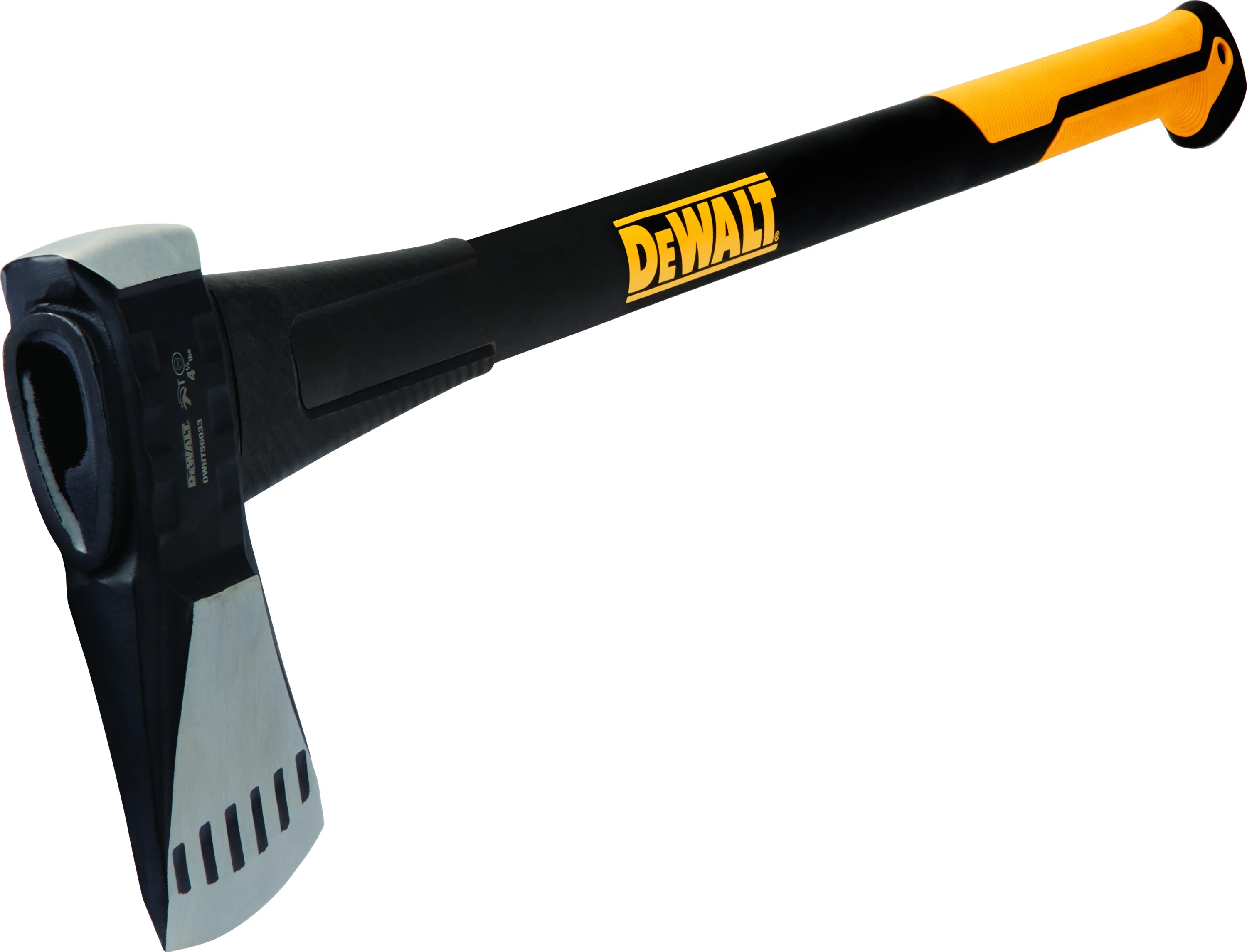 Sëpatë Dewalt DWHT56033-0, 2 kg, bisht 90 cm, zi/verdhë
