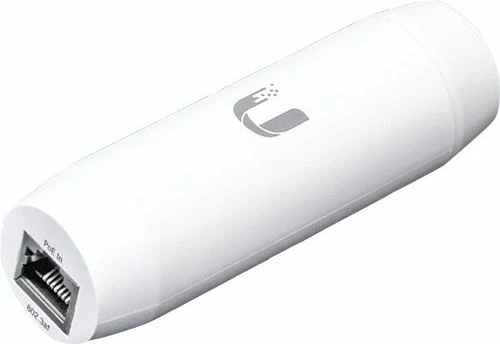 Adapter PoE Gigabit Ubiquiti INS-3AF-I-G 48V 802.3af (48V në 24V, 0.5A), i bardhë
