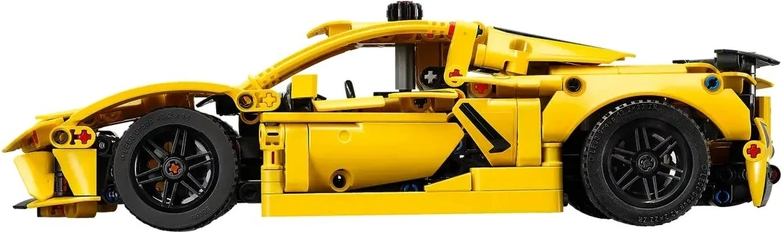 Lego Technic 42205 Chevrolet Corvette Stingray, 732 pjesë, Verdhë