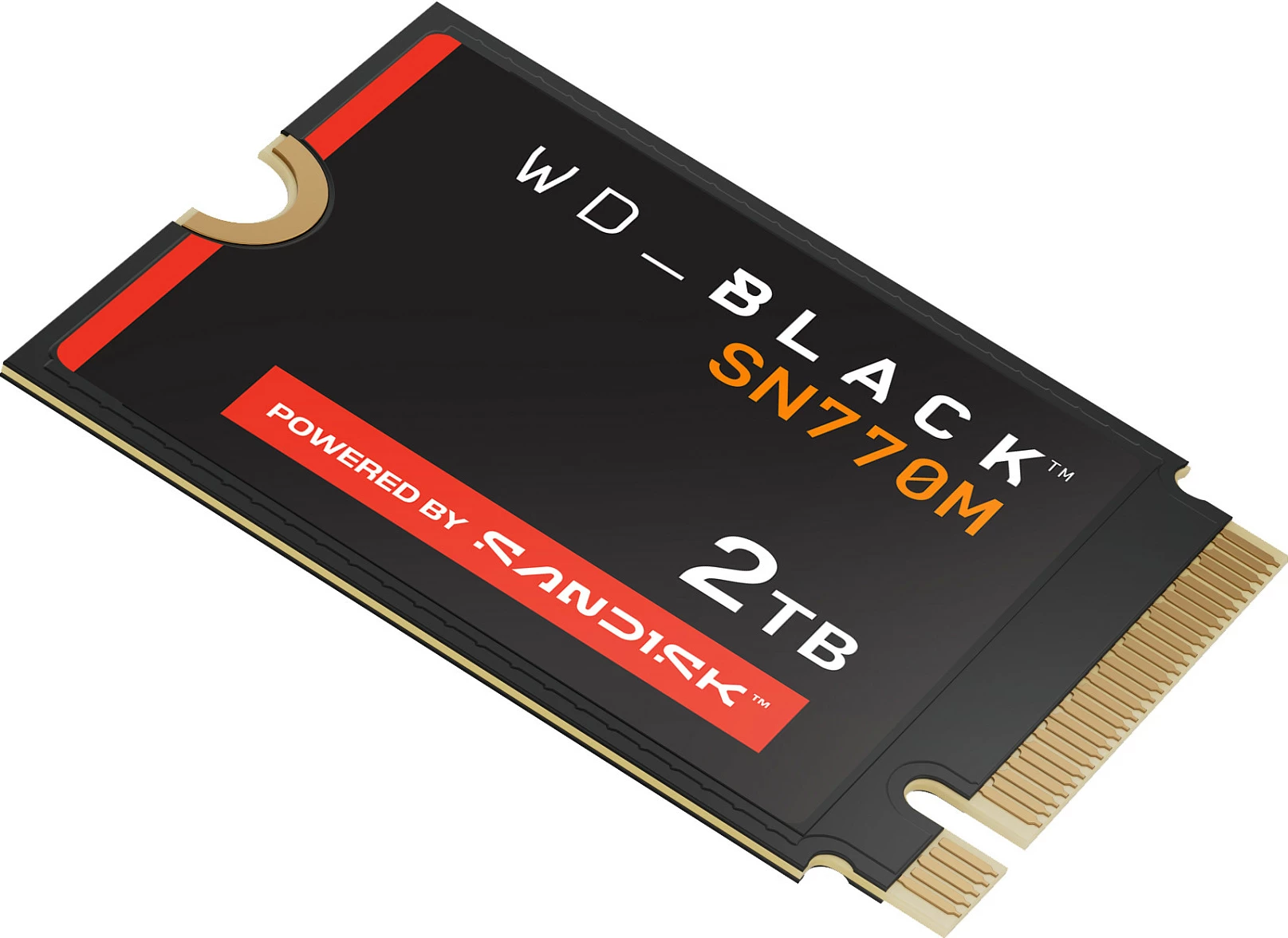SSD i brendshëm M.2 NVMe WD_BLACK SN770M, 2TB, PCIe 4.0, 2230, i zi