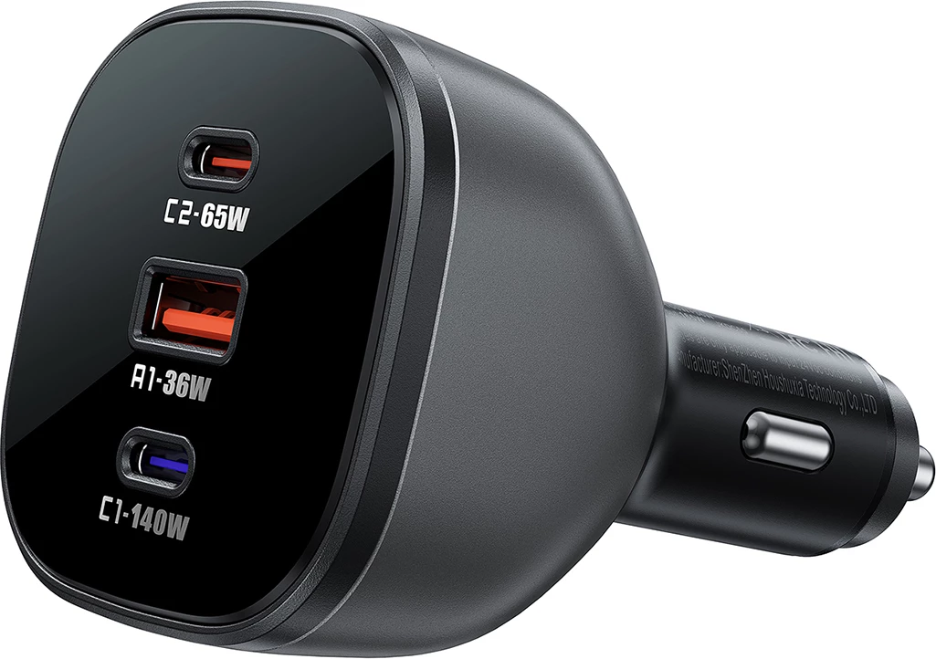 Karikues veture Acefast B14, 165W, 2x USB-C, 1x USB-A, i zi