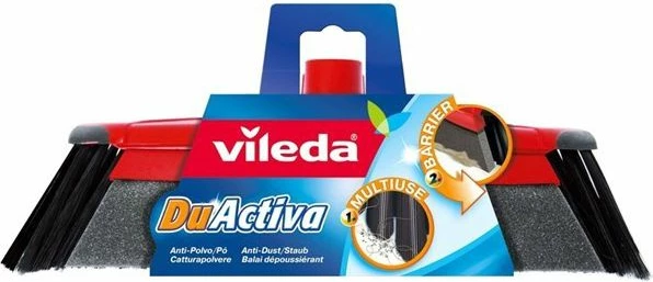 Fshesë me bisht Vileda DuActiva Classic 129646, kuqe/zezë