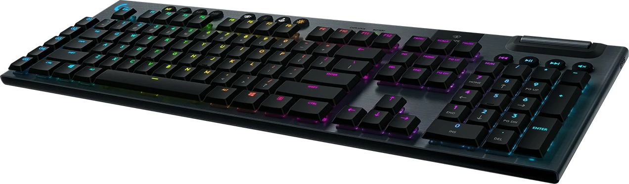 Tastierë mekanike Logitech G915 LIGHTSPEED, wireless, RGB, full-size, alumini