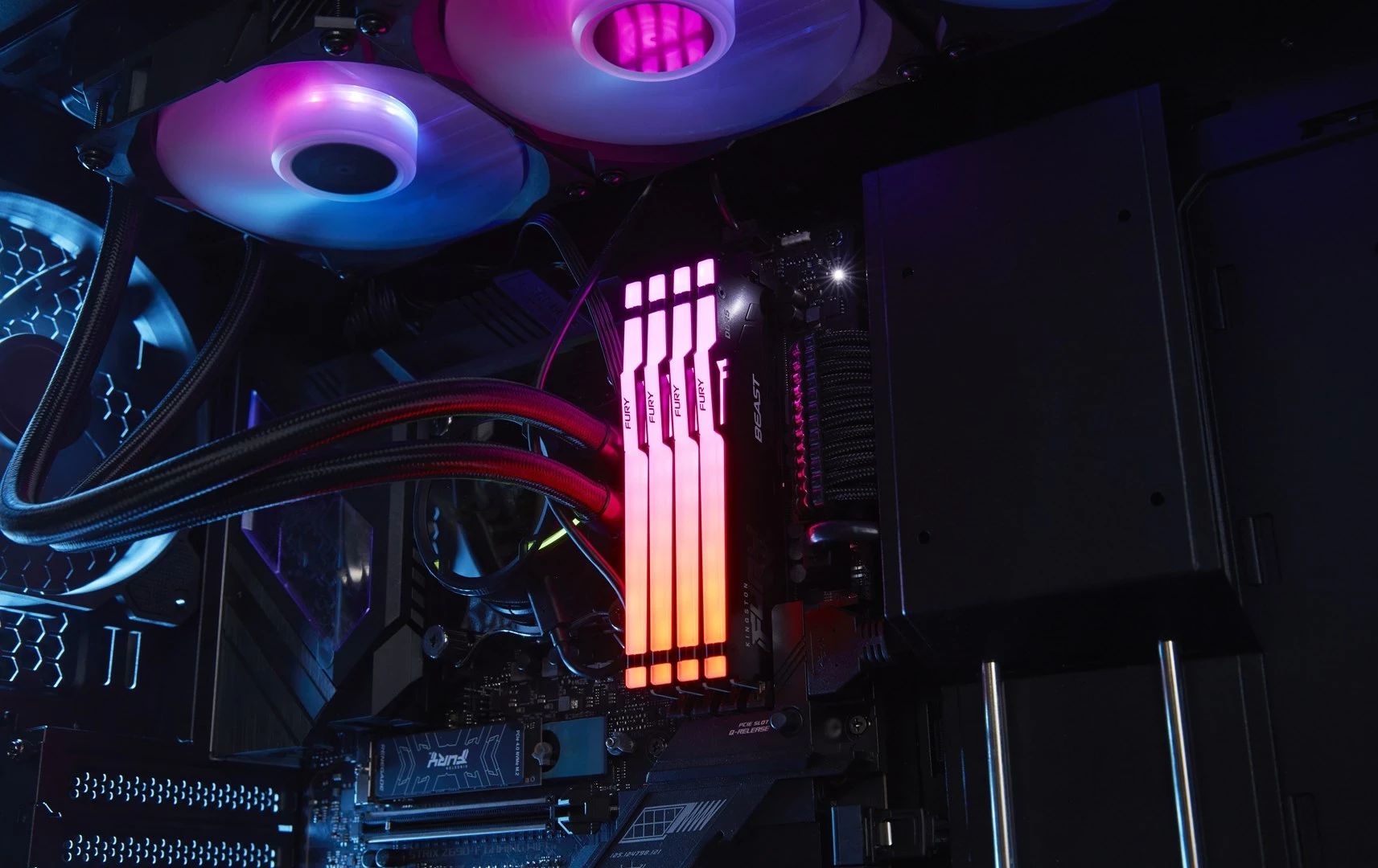 RAM Memorje Kingston FURY Beast 128GB 5600MT/s DDR5 RGB