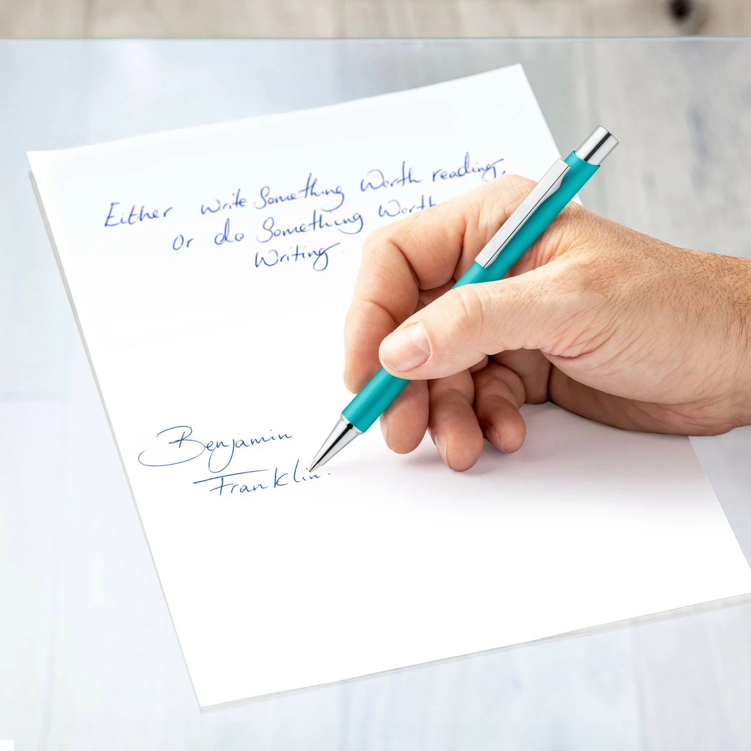 Stilolaps STAEDTLER 421BK-9E1, clip, medium, ngjyrë blu