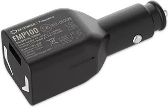 GPS tracker Teltonika FMP100, 2G, Plug & Play për prizë çakmaku, i zi