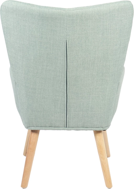 Fotel Gerlina, material mente, këmbë ngjyrë natyrale, 71x64x94cm