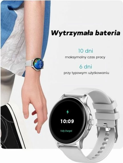 Smartwatch për femra Gravity, rrip i kaltër