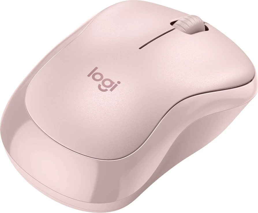 Maus Logitech 910-007121 wireless, ambidextrous, RF + Bluetooth, rozë