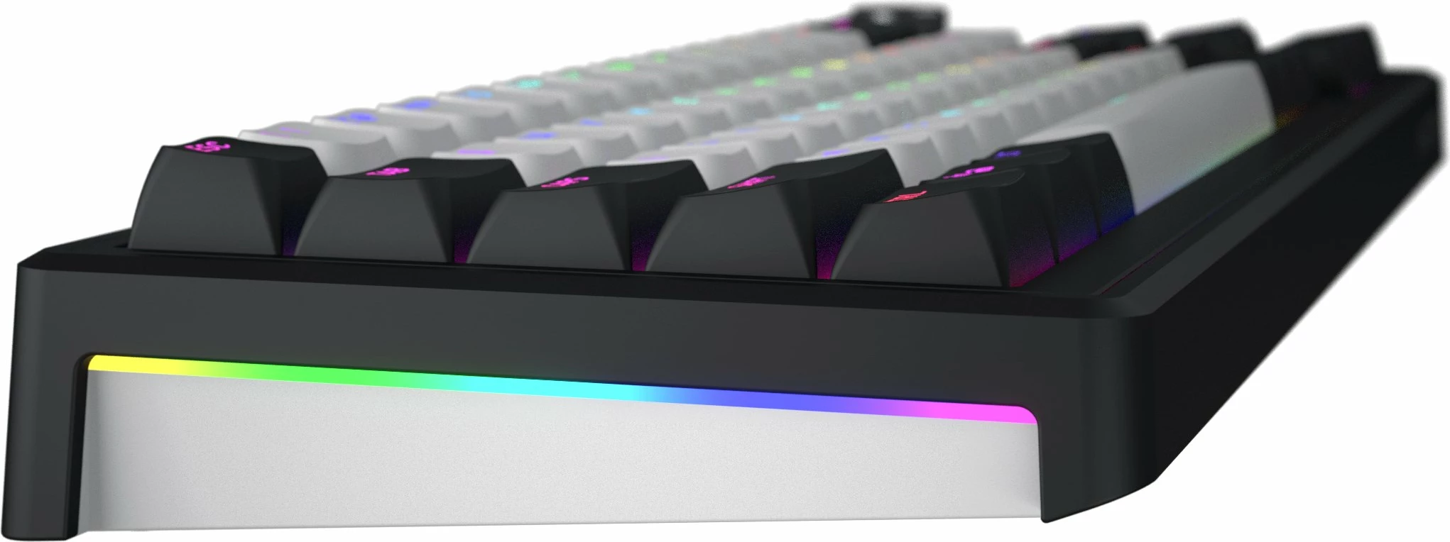 Tastierë gaming Hator Skyfall 65 Mag Ultima 8K Wireless (HTK3860), Aurum Ice Magnetic, 65%, RGB, US layout, e bardhë