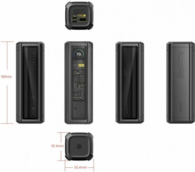 Powerbank Xiaomi 212W HyperCharge 25000mAh BHR9970GL, i zi