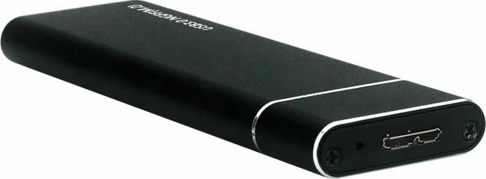 Kasë për SSD M.2 SATA Zenwire M.2 SATA Pocket, USB 3.2 Gen 1, 2230/2242/2260/2280, e zezë, set me kabllo USB dhe vida/kaçavidë