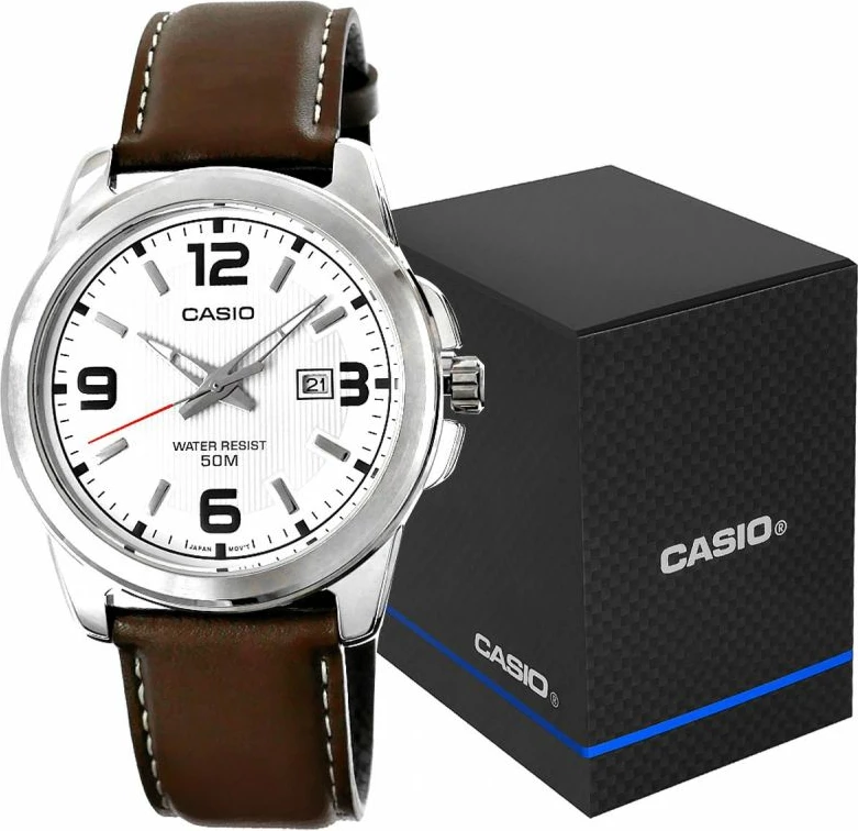 Orë dore për meshkuj CASIO MTP-1314PL-7AVEF, kafe