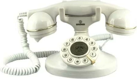 Telefon fiks Brondi Vintage 10, i bardhë