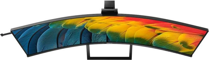 Monitor Philips 45B1U6900CH 46" USB-C me webcam 5MP, mic me anulim zhurme, Windows Hello, zi
