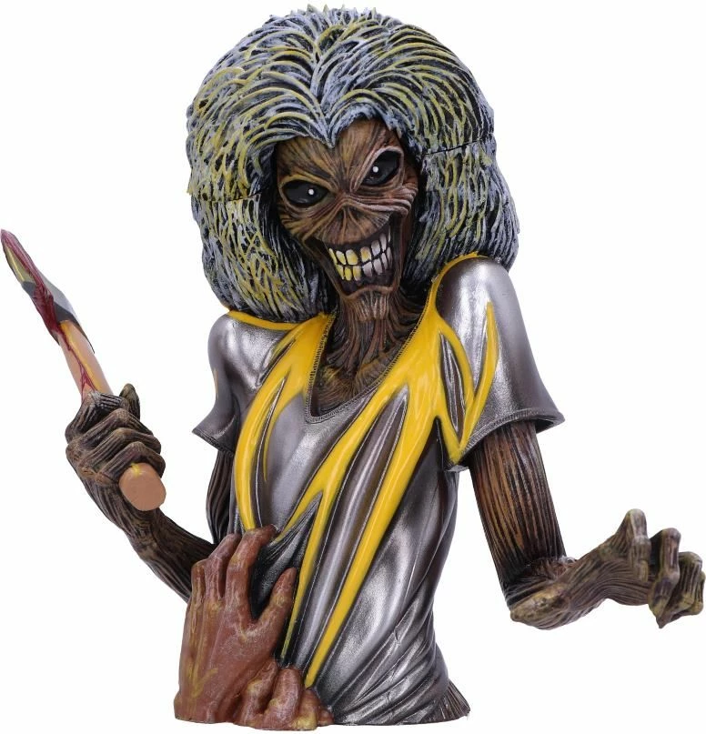 Kuti dekorative bust, NEMESIS NOW, Iron Maiden Killers, me hapësirë ruajtjeje