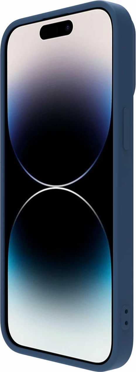 Mbështjellës Nillkin CamShield Silky Silicone për iPhone 14 Pro Max, Silikon, Kaltër