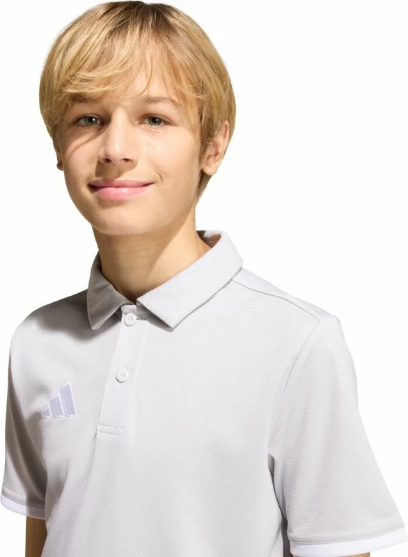 Maicë polo për fëmijë adidas Entrada 26, gri e çelët