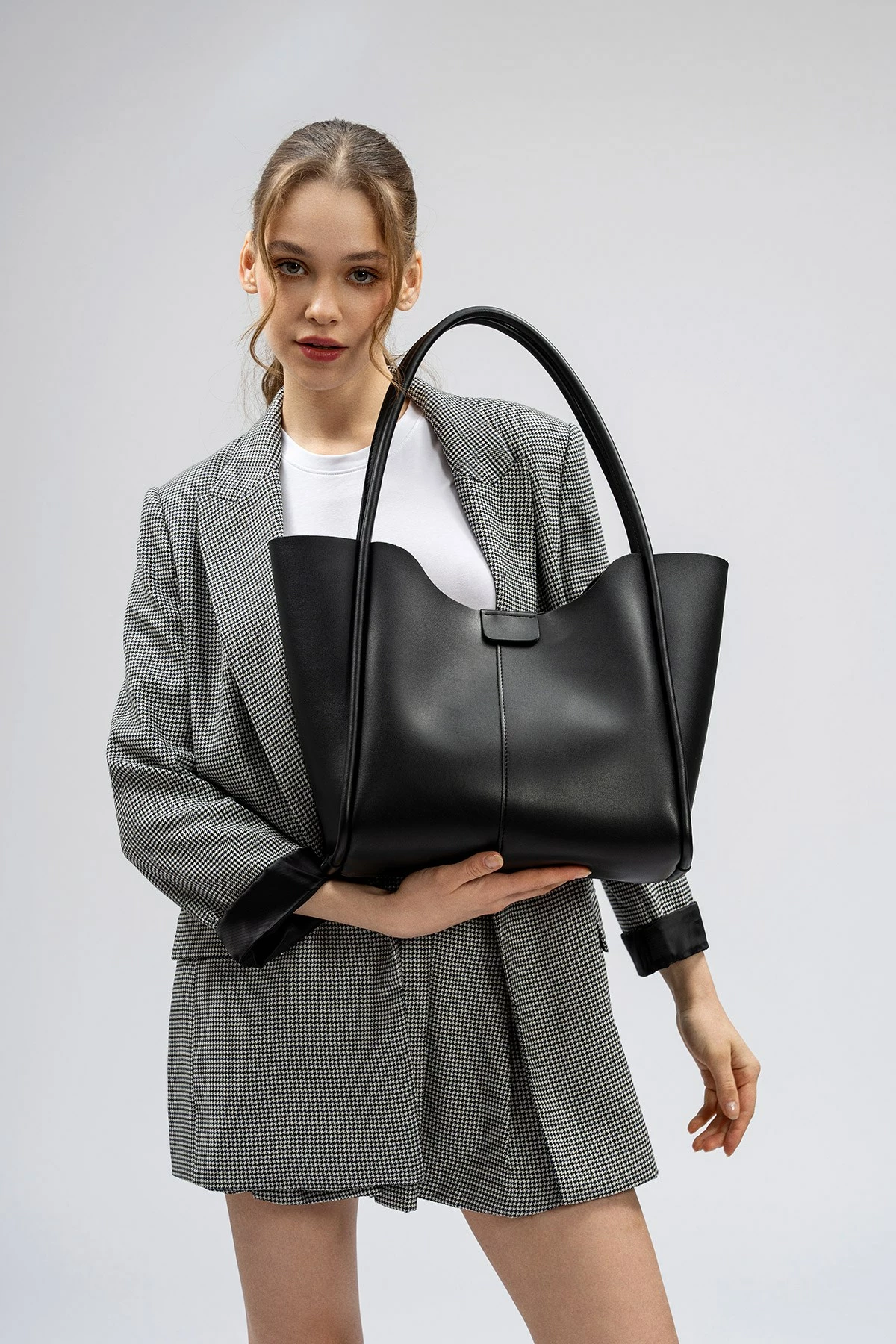 Tote bag Lucky Bees, e zezë, 1264 Npt