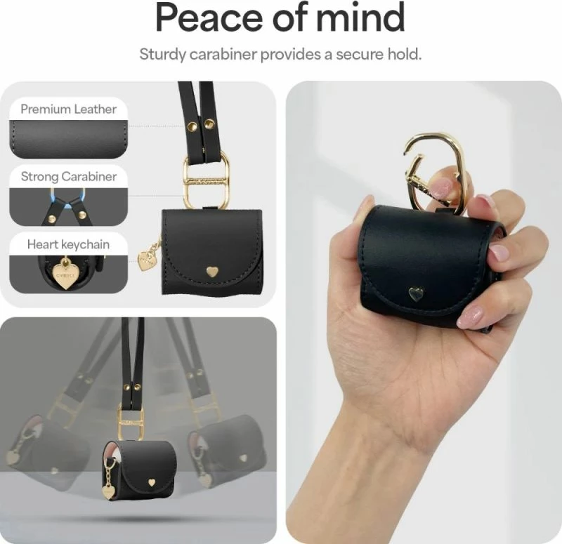 Çantë mini Spigen Cyrill për AirPods 4, e zezë
