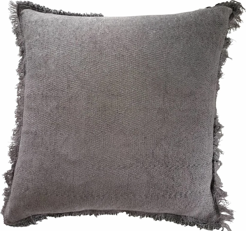 Jastëk dekorativ Rasul, material poliestër, ngjyrë gri, 45x45cm