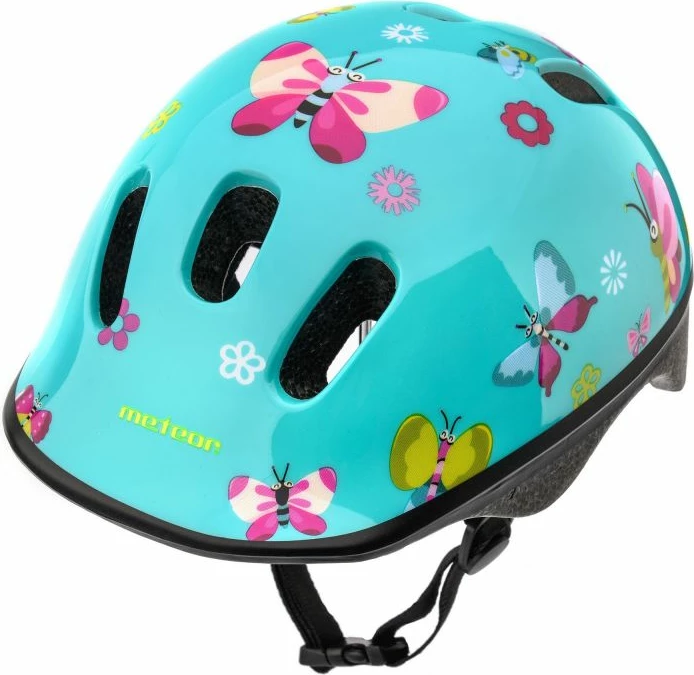 Helmetë biçiklete për fëmijë Meteor, butterflies [Madhësia: Standarde]