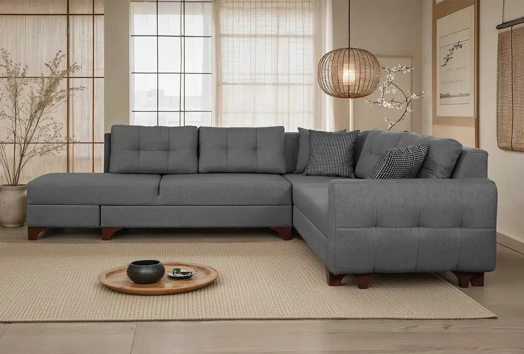 Këndore C-Loft, ngjyrë gri, Atelier del Sofa