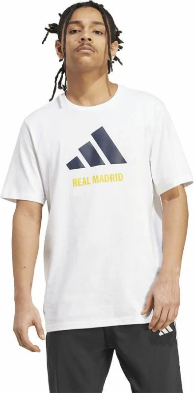 Maicë për meshkuj adidas Real Madrid, e bardhë