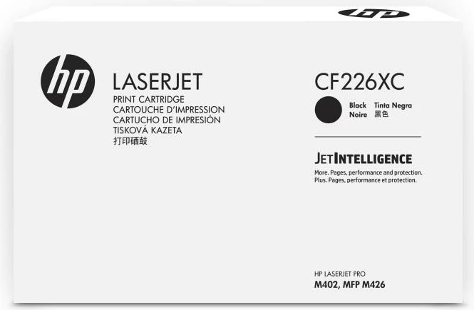 Toner, HP, 26X (CF226XC), rendiment i lartë 9000 faqe, i zi