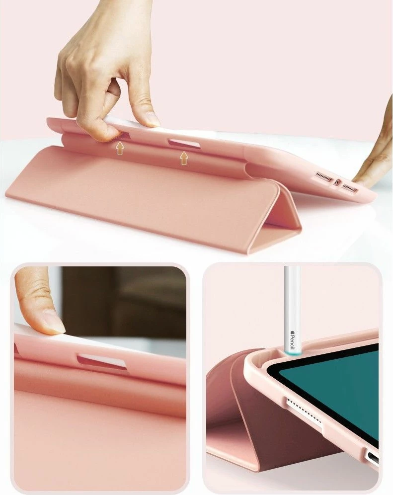 Mbështjellës Tech-Protect SC Pen Case për iPad 10.2" 2019-2021, e zezë