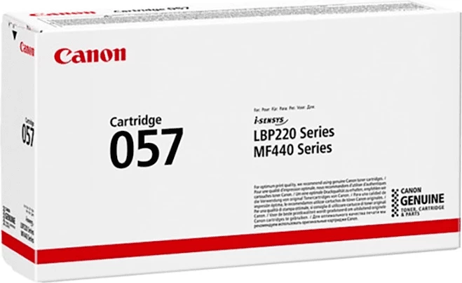 Toner Canon 057 (3009C002) 3100 faqe për i-SENSYS LBP220/MF440, i zi