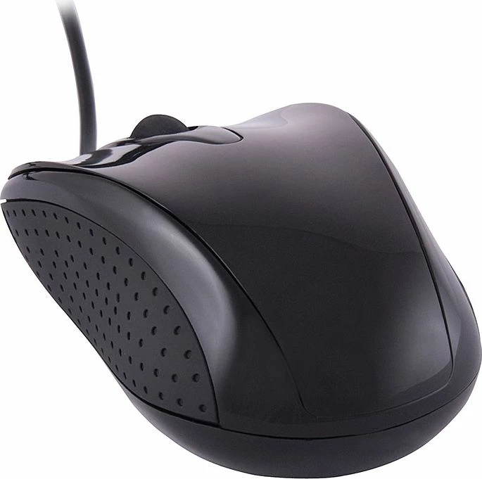 Maus Modecom M4 M-MC-00M4-100, USB, optik, 800 DPI, me kabllo, 2 butona, i zi