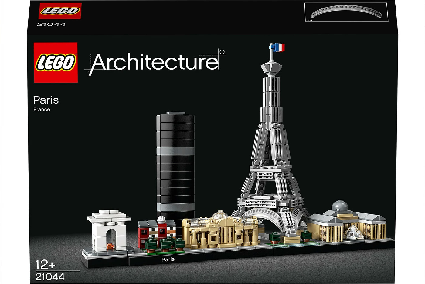 Set ndërtimi LEGO Architecture Paris Skyline 21044, 649 copë, shumëngjyrësh
