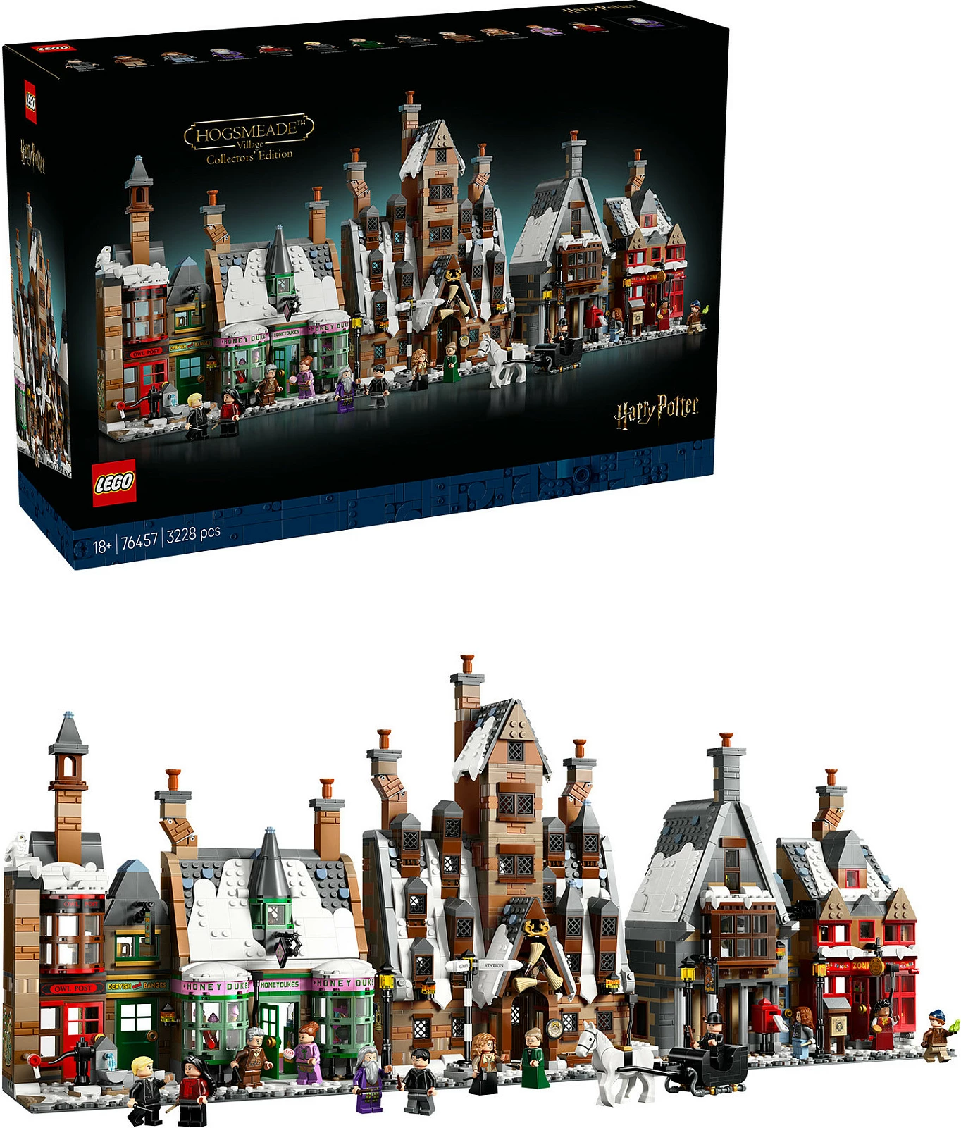 Set ndërtimi LEGO Harry Potter 76457 Hogsmeade Village (Collectors Edition), 3228 copë, 18+, multicolor