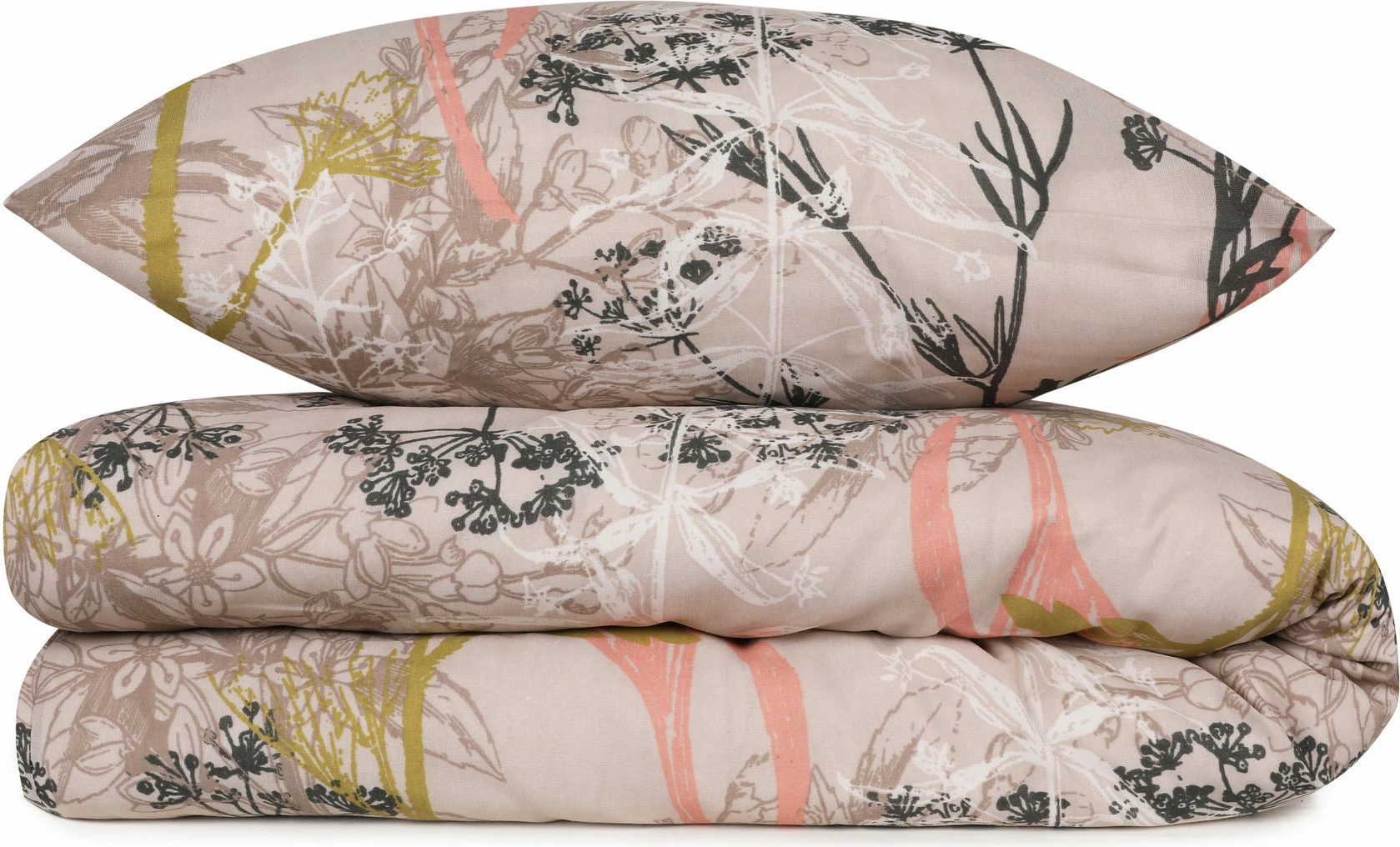 Set mbulesë për jorgan king size, L'essentiel, Urla, bezhë, v2