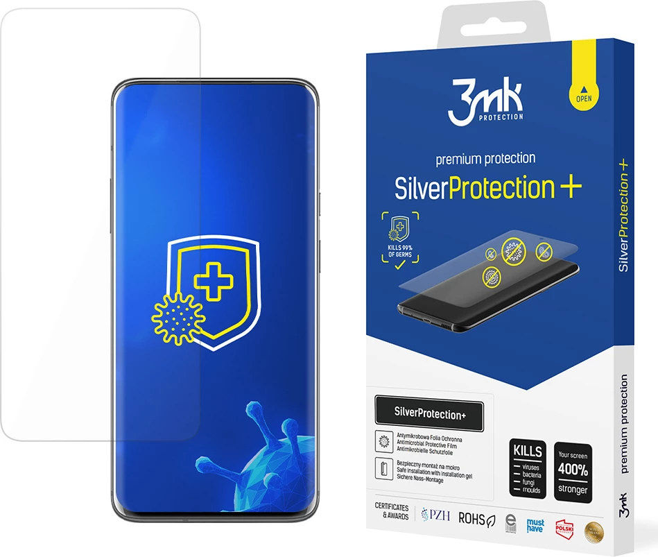 Folje mbrojtëse 3mk SilverProtection+ për OnePlus 7 Pro, Transparente