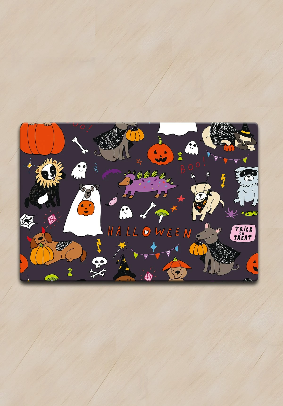 Tapet për rërë mace, dizajn Halloween, Paws & Whiskers, 40x60cm