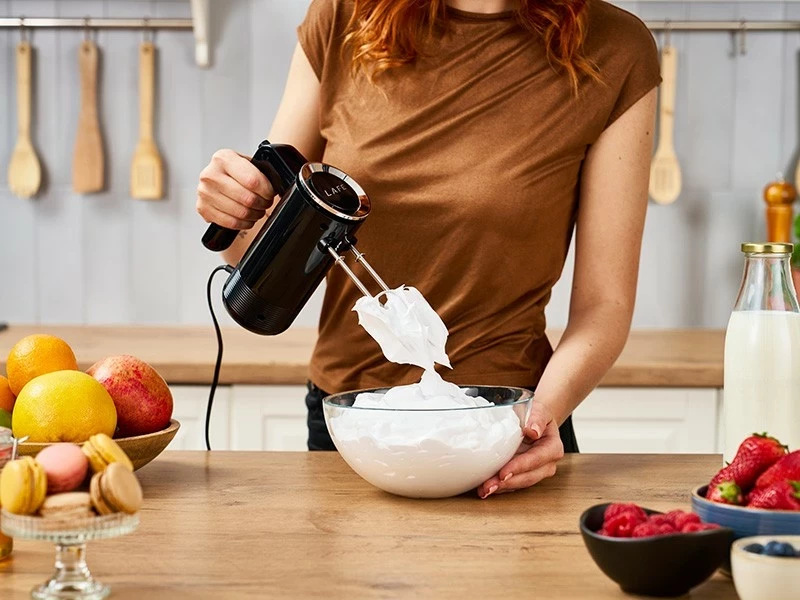 Mikser dore Lafe MixPro, 300W, 5 shpejtësi, turbo, zi-hiri