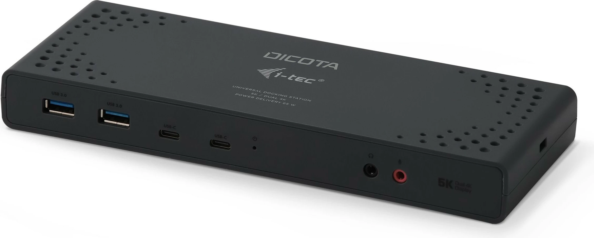 Docking station DICOTA USB-C 13-in-1, 5K HDMI/DP, PD 65W, e zezë