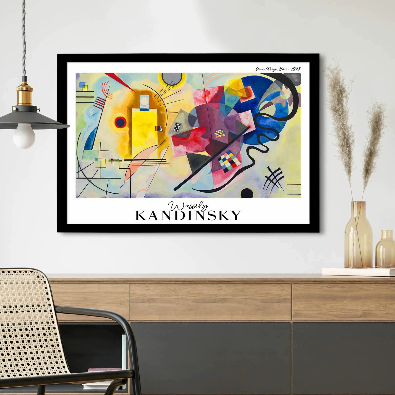 Pikturë dekorative me kornizë Wallity, 4262SYHKANDINSKY-014