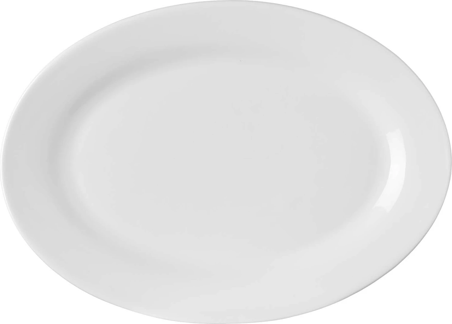 Pjatë servirjeje Fine Dine Pure Bianco 340x250mm, porcelan i vitrified, e bardhë, set 2 copë