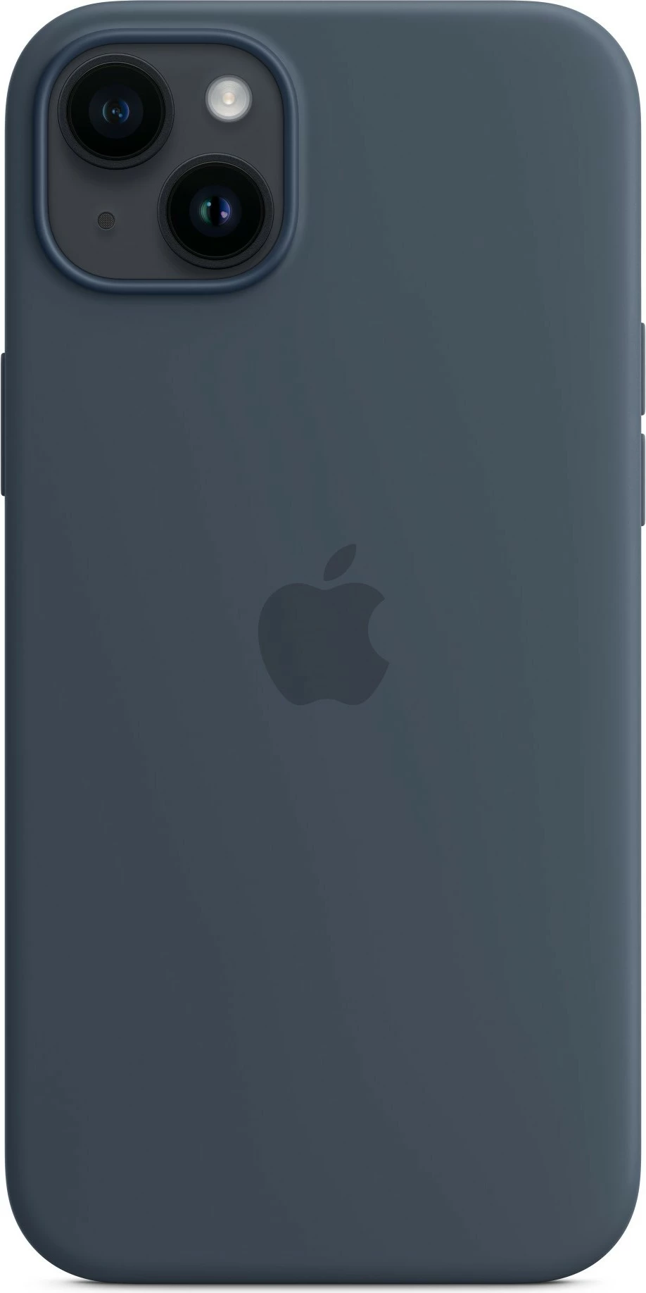 Mbështjellës silikon Apple iPhone 14 Plus, MagSafe, 6.7", storm blue